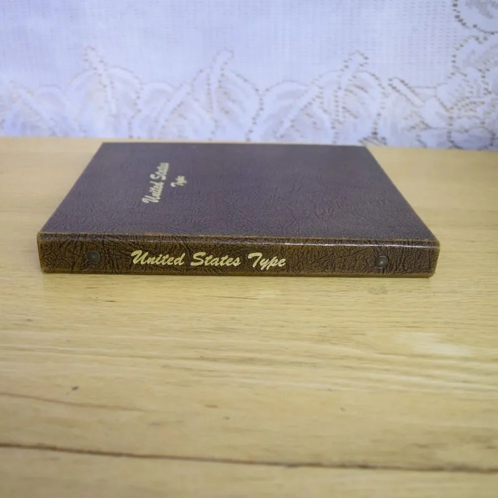 U.S. Major Type Coin Album #7070 - No Coins - 4 Pages Dansco World Coin Library